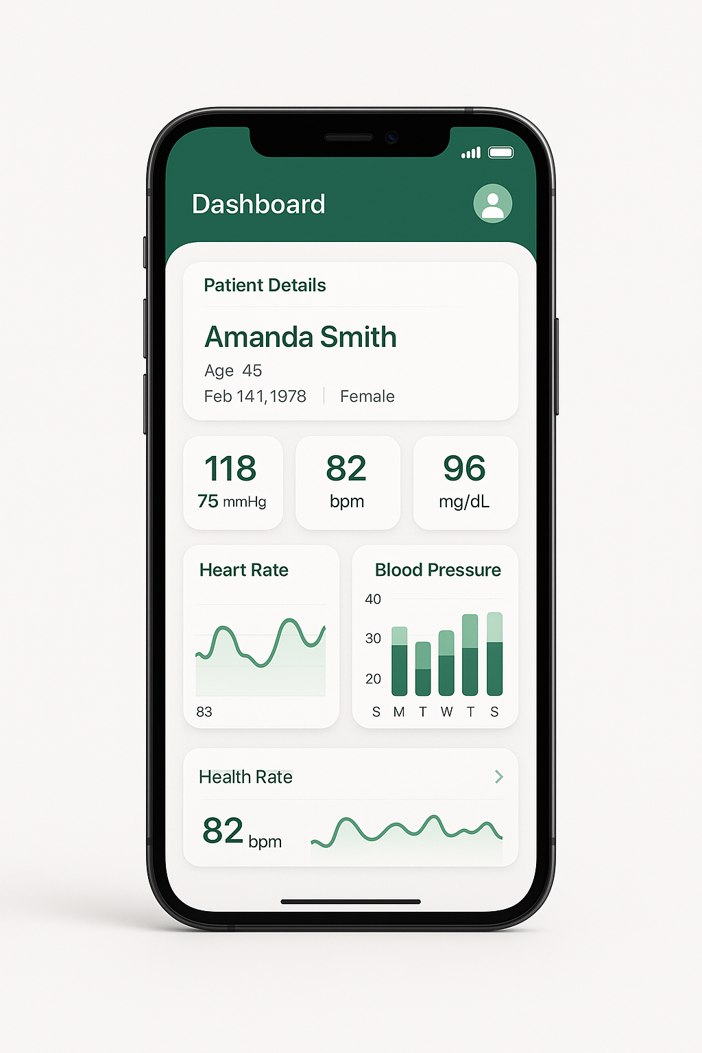MedAllPlace App Interface
